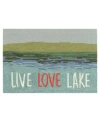 Liora Manne Frontporch Live Love Lake Area Rug In Multi