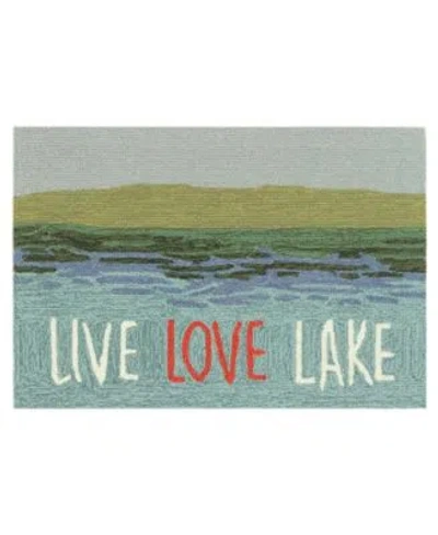 Liora Manne Frontporch Live Love Lake Area Rug In Multi