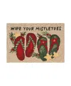 Liora Manne Frontporch Mistletoes Area Rug, 2' X 3' In Natural