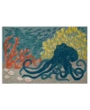 Liora Manne Frontporch Octopus Area Rug In Blue
