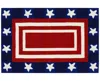 Liora Manne Frontporch Patriotic Pendant Area Rug, 1'8 X 2'6 In Red