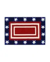 Liora Manne Frontporch Patriotic Pendant Area Rug, 1'8 X 2'6 In Red