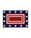 Liora Manne Frontporch Patriotic Pendant Area Rug, 2' X 3' In Red