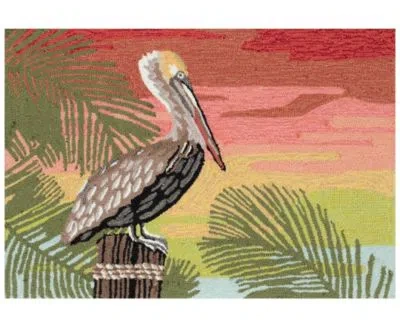 Liora Manne Frontporch Pelican Rug Collection In Multi