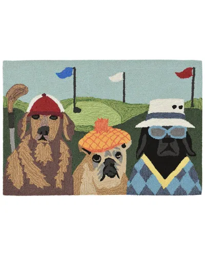 Liora Manne Frontporch Putts & Mutts Multi Doormat