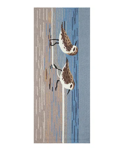 Liora Manne Frontporch Sandpipers Runner Area Rug, 2' X 5' In Multi