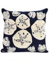 Liora Manne Frontporch Shell Toss Indoor/outdoor Pillow