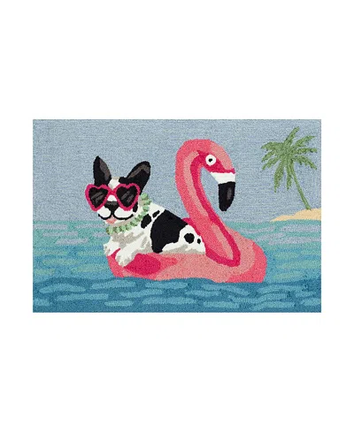Liora Manne Frontporch Sit Stay Vacay Area Rug, 1'8 X 2'6 In Multi