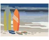 Liora Manne Frontporch Surf Break 2'x3' Area Rug In Ocean
