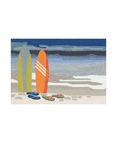 Liora Manne Frontporch Surf Break Area Rug, 2' X 3' In Multi