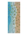 Liora Manne Frontporch Turtle Beach Runner Area Rug, 2' X 5' In Multi