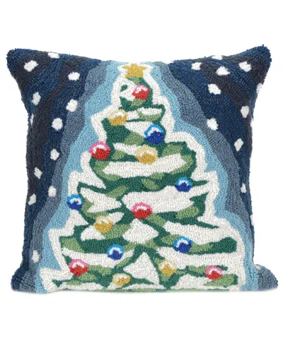 Liora Manne Frontporchmas Tree Indoor/outdoor Pillow