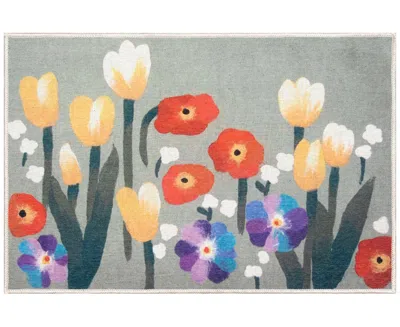 Liora Manne Impressions Le Jardin 2'5"x3'11" Area Rug In Green
