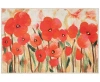 Liora Manne Impressions Poppies Rug Collection In Red