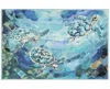 Liora Manne Impressions Seaturtles 2'5"x3'11" Area Rug In Ocean