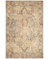 Liora Manne Inspirations Heriz 7'6"x9'6" Area Rug In Brown