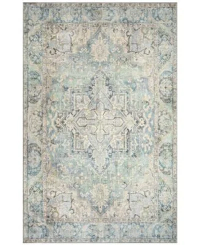 Liora Manne Inspirations Heriz Rug Collection In Blue