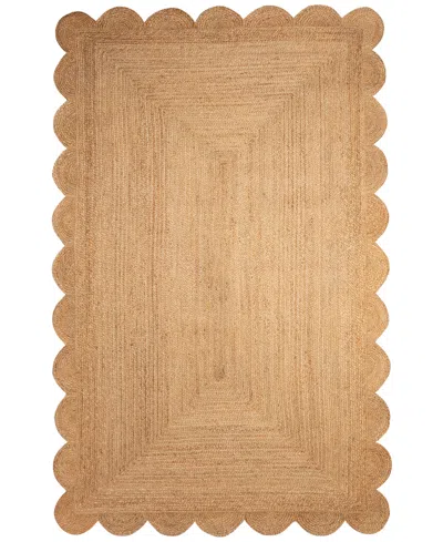 Liora Manne Java Scalloped Edge 5'x8' Area Rug In Camel