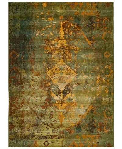 Liora Manne Marina 8043 Kermin 7'10" X 9'10" Indoor/outdoor Area Rug In Green
