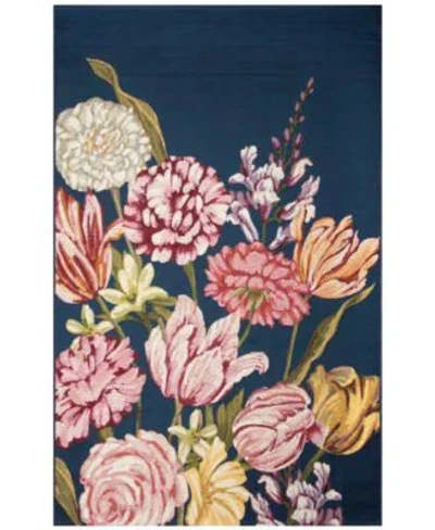 Liora Manne Marina Hallo Holland Rug Collection In Navy