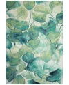 Liora Manne Marina Lotus 3'3"x4'11" Area Rug In Green