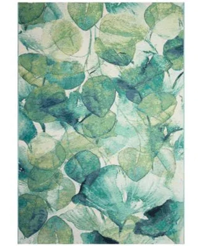 Liora Manne Marina Lotus Rug Collection In Green