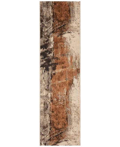 Liora Manne Marina Moderne 1'11"x7'6" Runner Area Rug In Beige,gray