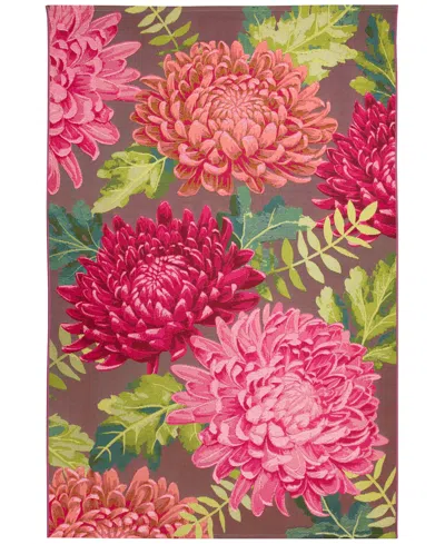 Liora Manne Marina Mum 4'10"x7'6" Area Rug In Fuchsia