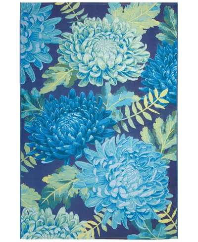 Liora Manne Marina Mum 6'6"x9'4" Area Rug In Blue