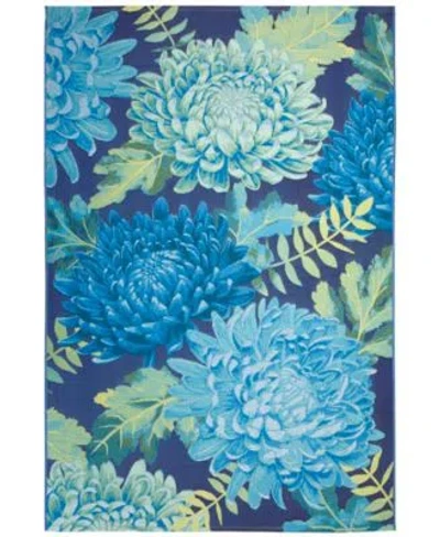 Liora Manne Marina Mum Rug Collection In Blue