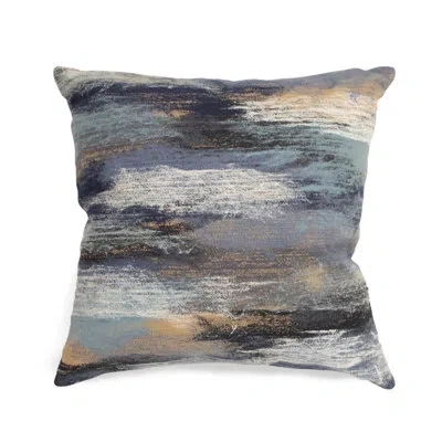 Liora Manne Marina Outdoor Pillow Cover & Insert In Aqua