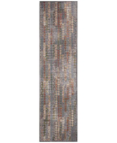 Liora Manne Marina Sienna 1'11"x7'6" Runner Area Rug In Black