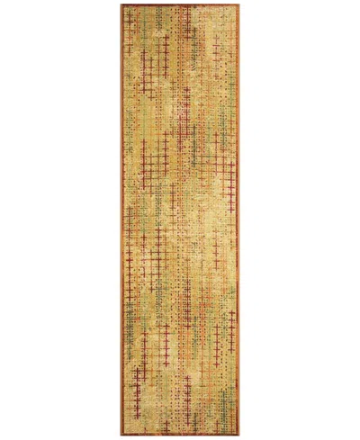Liora Manne Marina Sienna 1'11"x7'6" Runner Area Rug In Gold