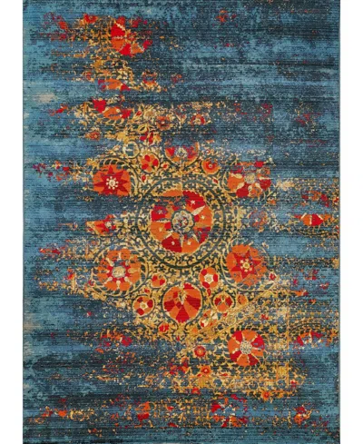 Liora Manne Marina Suzanie 6'6"x9'4" Area Rug In Blue