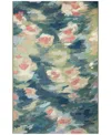 Liora Manne Marina Watercolor Pond 4'10"x7'6" Area Rug In Multi