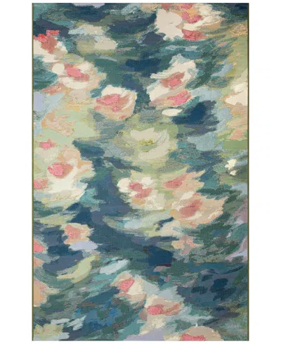 Liora Manne Marina Watercolor Pond 4'10"x7'6" Area Rug In Multi