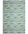 Liora Manne Marina Wave Rug Collection In Green