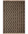 Liora Manne Mercer Zigzag 6'6"x9'4" Area Rug In Brown,tan