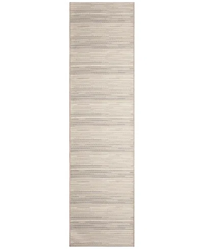 Liora Manne Miranda Tweed Stripe 1'11"x7'6" Runner Area Rug