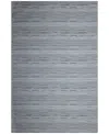 Liora Manne Miranda Tweed Stripe 7'10"x9'10" Area Rug In Blue