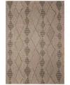 Liora Manne Monaco Diamonds 1'11"x7'6" Runner Area Rug In Taupe