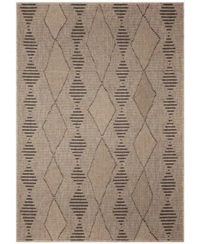 Liora Manne Monaco Diamonds Rug Collection In Taupe