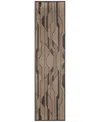 Liora Manne Monaco Vienna 1'11"x7'6" Runner Area Rug In Taupe