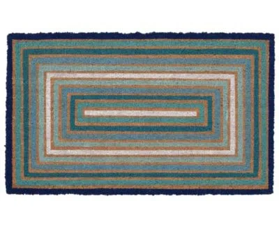 Liora Manne Natura Boxes Rug Collection In Blue