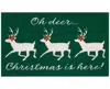 Liora Manne Natura Christmas Is Here 1'6"x2'6" Area Rug In Jade