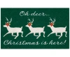 Liora Manne Natura Christmas Is Here Rug Collection In Jade