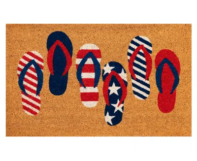 Liora Manne Natura Freedom Flops 2'x3' Area Rug In Tan