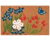 Liora Manne Natura Fresh Flowers Rug Collection In Tan,blue