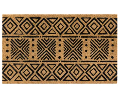 Liora Manne Natura Mudcloth 2'x3' Area Rug In Black