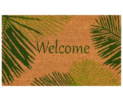 Liora Manne Natura Pinecone Border 2'x3' Area Rug In Tan